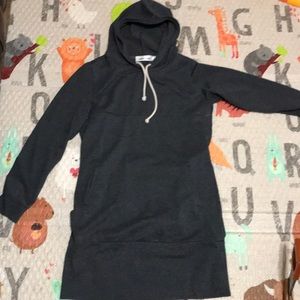 Nursing hoodie in grey